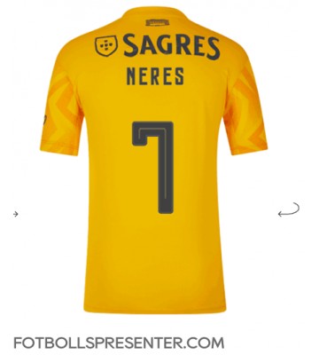 Benfica David Neres #7 Borta Matchtröja 2022-23 Kortärmad